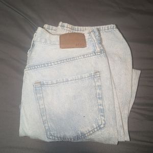 '90s Baggy Whitewash Jeans